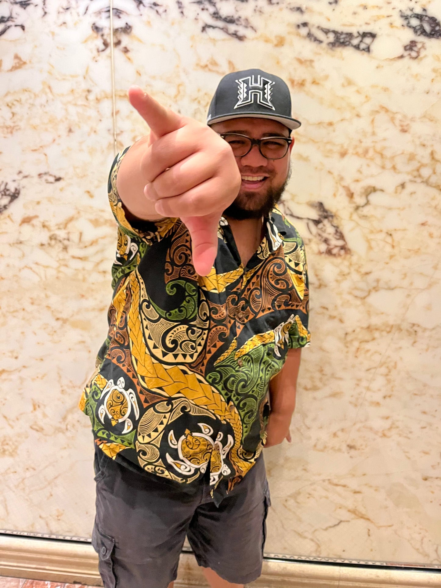 Honu Tribal Aloha Shirt