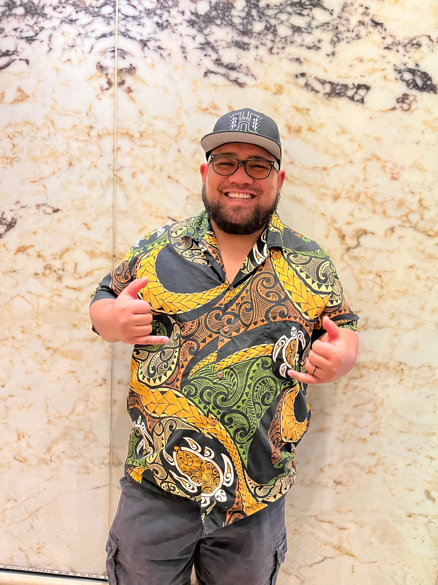 Honu Tribal Aloha Shirt