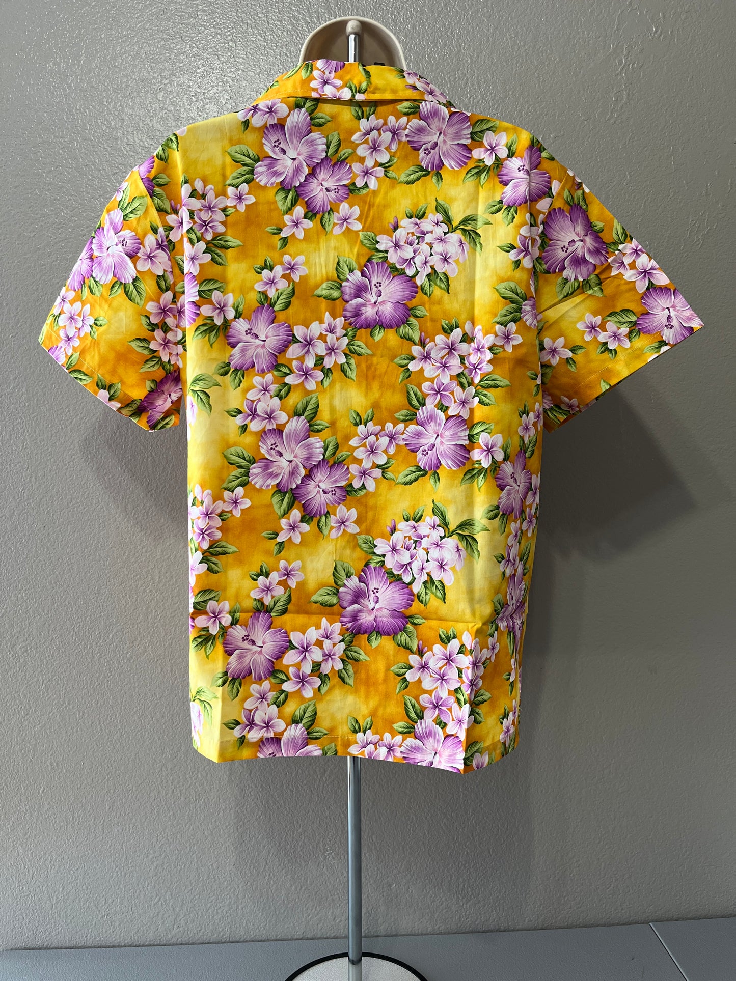 Women’s Purple Hibiscus Aloha Shirt
